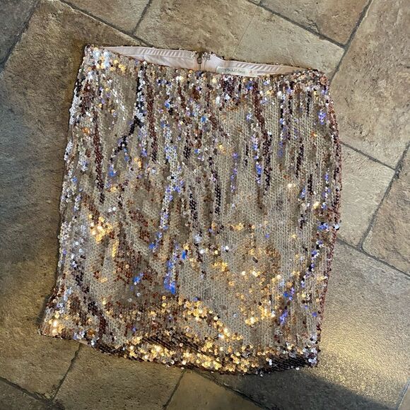 Pinklicious Sequined Skirt Sz Med - Picture 6 of 6